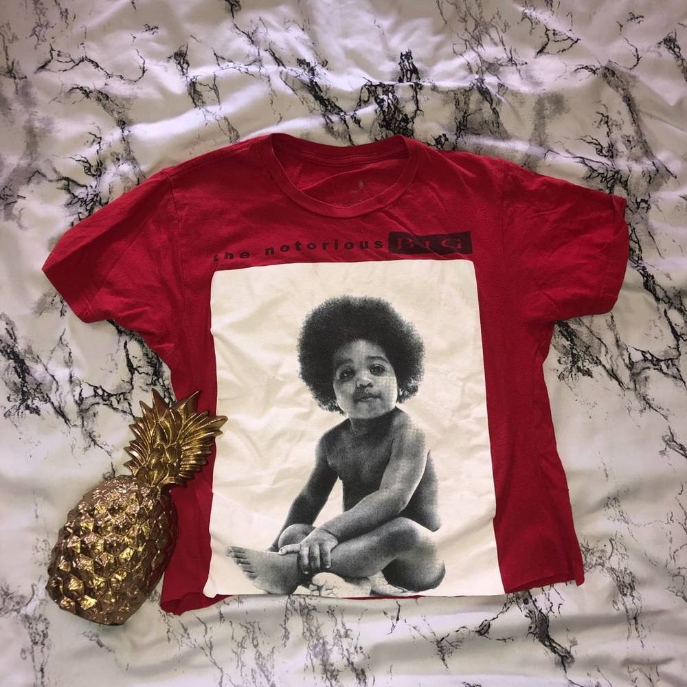 Biggie Smalls Vintage Crop Top